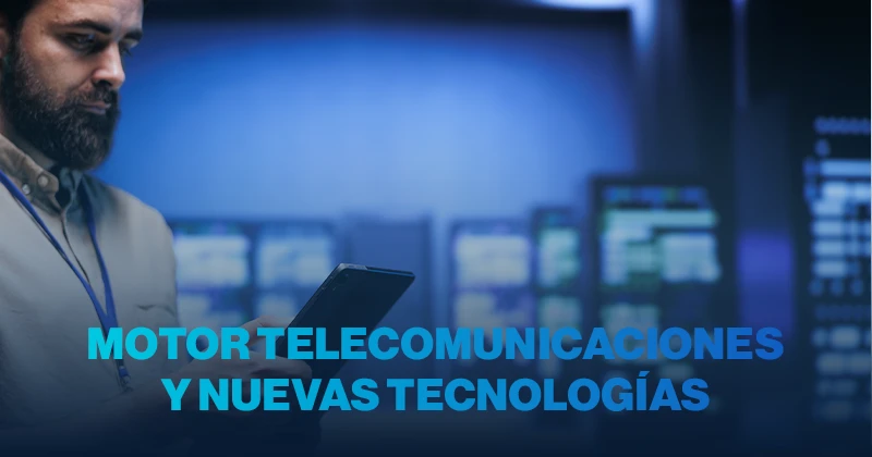 Banner motor telecomunicaciones